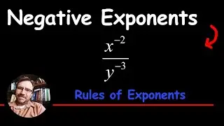How to Simplify Negative Exponents in the Denominator | Rules of Exponents