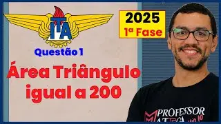 Resolução da Questão 1 - ITA 2025 | Triângulo no Plano Complexo | Prova de Matemática 1ª Fase