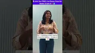 🎉📚 Join the FREE Maths Grade 4 Demo Class! | Olympiad Success #olympiadsuccess #liveclasses #shorts