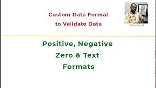 Custom data format to validate data.