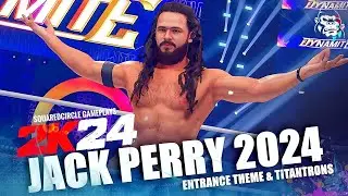 WWE 2K24 Scapegoat Jack Perry w/ AEW Entrance Theme | New WWE 2K24 PC Mods