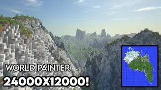 Minecraft 24000x12000 Fantasy Survival Map! (Valforia Part 2)