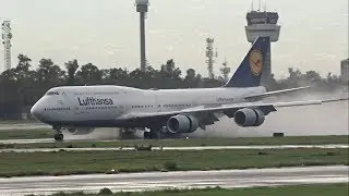 Lufthansa Boeing 747-8i [D-ABYD] landing at Mexico City International Airport (MEX)