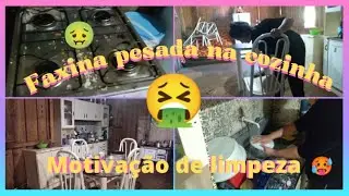 faxina pesada na cozinha 🥵 motivação de limpeza#donadecasaemação