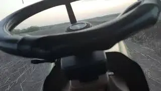 Трактор Джондир 9430 с дисковой бороной Звезда-10.7. Ночная смена.