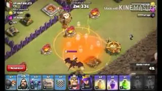CLASH OF CLANS segundo ataque en guerra con la mejor música de la historia y una umillacion a un th9