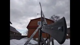 ВетроГенератор из Автомобильного генератора.