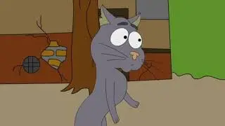 Кот и собака. Смешной Аниме.