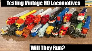 Will These Vintage Locomotives from the Mail Run? Testing Locomotives