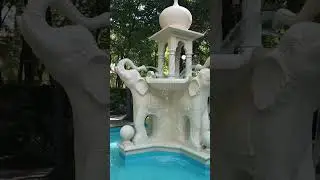 Фонтан Слоны #shortsvideo #краснодарскийкрай #travel #лето #отдых #кабардинка #фонтан