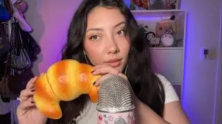 ASMR sticky fingertip tapping, mouth sounds, hand movements 🧠✨ try not to tingle!