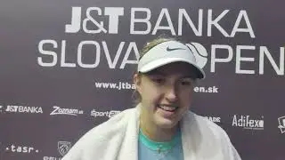 J&T Banka Slovak Open 2024 - Rozhovor s Renátou Jamrichovou