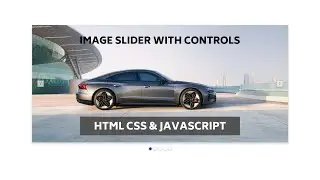 Image slider with button controls using in pure Javascript HTML and CSS