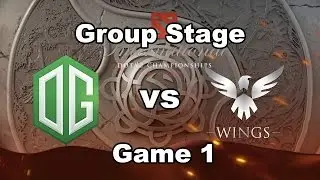 [Game 1] OG vs Wings Full Highlights #TI6 Group Stage