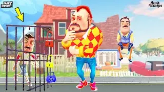 WE ARE IN A TRAP. DARK RIDDLE SET A TRAP 😂 Hello Neighbor Mod