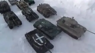 Все танки+зил157. Штурм ледяной горки