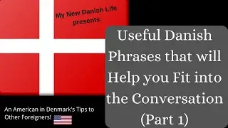 Useful Danish Phrases (Part 1) / Learn Danish / Need to Know Danish