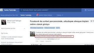Arkadaşım Olmadığı Halde Sohbette  Gözüken Kişiler