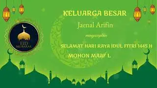 Selamat hari raya idul fitri 1445h
