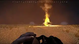 Взвод Sherman M4 vs FlaK 88мм у El Alamein. Red Bear Iron Front ArmA 3