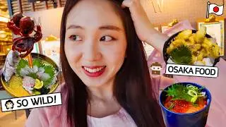 Crazy Food Experience in Japan, Osaka!🇯🇵