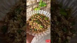 Green Peanut Chutney😍 #thecha #creator #trending #subscribe #viral #greenchutney #peanutchutney