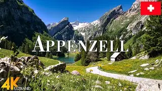 Appenzell, Switzerland 4K Ultra HD • Stunning Footage, Scenic Relaxation Film with Calming Music.