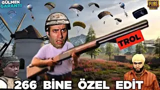 266 BİNE ÖZEL EDİT 😱 %1.000.000 GÜLMEK GARANTİ 😂 PUBG MOBİLE KOMİK MONTAJ