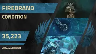 Gw2 Condi Firebrand Benchmark without Allies 35,223 with Allies ~38,200 [outdated]