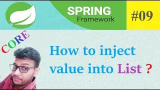 How to inject value into List | Spring Tutorial in Hindi | #09