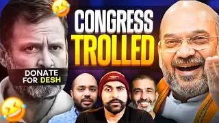 Congress TROLLED | Donate For Desh | SSS Podcast