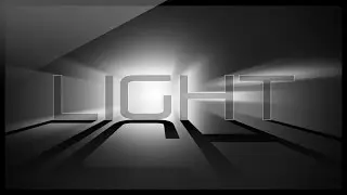 Photoshop Tutorial - Light Text Effect