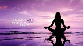 20 minutes meditation black screen soft music