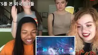 BTS 방탄소년단 해외소녀들 반응 해외소녀들 리액션 좋네요 ㅋㅋ