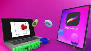 Procreate и Vectary 3D – рисование на 3D модели
