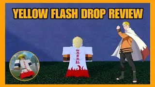 Minato yellow Flash Drop Review in Roblox ninja tycoon update v4.5 #roblox ⚡