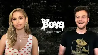 'The Boys' Season 2 Erin Moriarty (Starlight) & Jack Quaid (Hughie) Interview