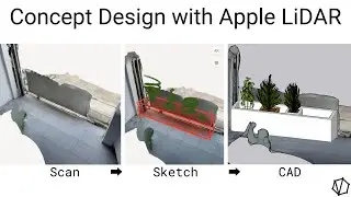 How to create concept drawings and designs with Apple LiDAR 3D scanning and Polycam