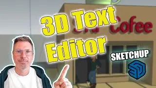 3D text editor for SketchUp