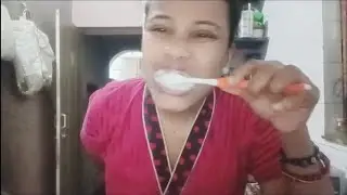 Tooth Brushing Video With Finger 🪥 Teeth Cleaning Video