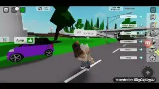 Playing brookhaven but we cant touch colors ft:Leahplays