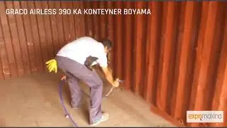 Graco Airless 390 KA Konteyner Boyama