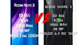 LOL Comparison REDMI NOTE 8 vs BLACK SHARK 2