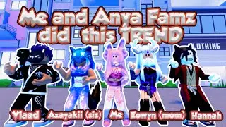 Me and my Anya Famz did this TREND 