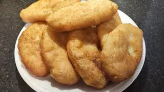 ПИРОЖКИ С КАРТОФЕЛЬНЫМ ФАРШЕМ  из простого дрожжевого теста