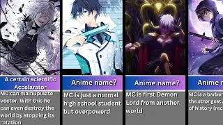 Anime where MC is super strong || Part-1 || Recommendation || Comparison