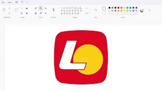 How to draw the Lotteria logo using MS Paint | How to draw on your computer