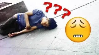 Myanmar Man in Bad Condition On the Street