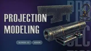 Projection Modeling Preview 2 (Blender Addon)