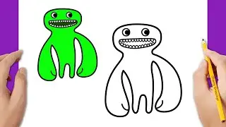 HOW TO DRAW JUMBO JOSH SUPER EASY | Garten of Banban Drawing